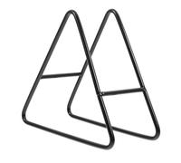 JECOMPRIS Soporte para Posavasos De Hierro Triangular Negro, Organizador Compacto y Ligero, Estante Multiusos Resistente para Hogar, Cocina y Comedor