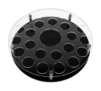 JECOMPRIS Soporte para Vasos de Shot Acrílico Transparente Base Pesada Organizador Compacto para Copas de Vino Bares Fiestas y Hogar