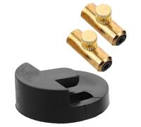 JECOMPRIS Sordina para Violonchelo Metálica Grande 2 Piezas Supresor de Tono Ajustable y 1 Pieza Inhibidor de Sonido Compacto para Práctica y Accesorios de Instrumentos Musicales