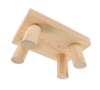 JECOMPRIS Taburete Infantil de Madera Portátil Banco con Borde Redondeado y Acabado No Tóxico Seguro y Estable para Baño Cocina y Habitación Diseño Ligero y Fácil de Transportar