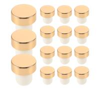JECOMPRIS Tapón de Silicona en Forma de T Resistente a Deformaciones 15 Piezas Superficie Lisa para Botellas de Aceite Esencial y Aroma para Uso en Manualidades y Hogar