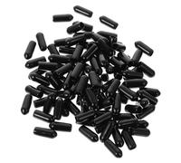 JECOMPRIS Tapones de Goma para Diademas 7 Mm, Cubiertas Finales para Broches de Pelo, Accesorios DIY para Bandas de Cabello, 100 Piezas, Protección Cómoda para Uso Diario