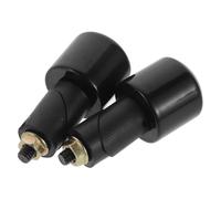 JECOMPRIS Tapones Equilibradores De Hierro Macizo Para Manillar De Motocicleta, Aplicables, Color Negro, Protección Contra Impactos Para Conducción Segura y Accesorios Para Motoristas