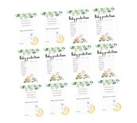 JECOMPRIS Tarjetas para Revelación de Género del Ñiño Juego de Shower 20 Tarjetas de Predicción para Fiesta Accesorio Divertido para Juegos y Actividades de Shower