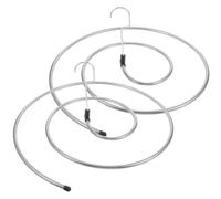 JECOMPRIS Tendedero en Espiral para sabanas de Acero Inoxidable, 2 Piezas, para sábanas, Mantas y Toallas, Colgador Multiusos para lavandería Varios Estilos