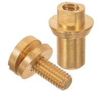 JECOMPRIS Tornillo Desmontable de Dorado Diseño Mecanismo de Cobre y Ajuste Alto Soprano de Tecla Reparación y Mantenimiento Confiable para Saxofón