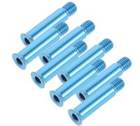 JECOMPRIS Tornillos de Aleación para Patines en Línea, Kit de 8 Piezas Azules para Fijar Ejes y Mantenimiento de Ruedas en Equipos de Patinaje
