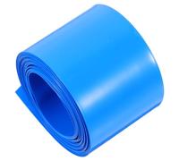 JECOMPRIS Tubo Termorretráctil de PVC Azul 30 MM X 3 M para Batería Funda Protectora Encogible Resistente a Arañazos Aislamiento Térmico y Embalaje Seguro para Baterías de Litio y Hidruro