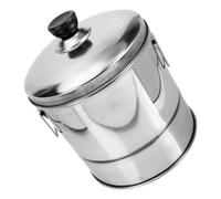 JECOMPRIS Vaporera de Acero Inoxidable de 20 CM para 1-2 Personas Cubo para Arroz y Sushi Utensilio de Cocina Resistente al Calor Adecuado para Hogares Restaurantes y Cocina al Vapor