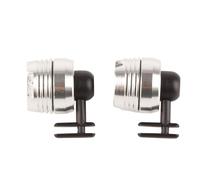 Jectse 2pcs Zuecos Zapatos Faros, Linternas LED IMPERMEBLES IPX5 CON 3 MODOS DE ILUMINACO, 75 HORAS EN LA OSCURIDAD, LUCES LED DE COCODRILO PARA PASEAR PERROS, CAMPING PRÁTICO, (SILVER)