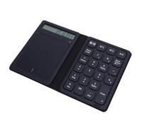 Jectse 3 en 1 Número de Bluetooth Pad con Panel Táctil y Calculadora, 23 Teclas Teclado Numérico Inalámbrico Plegable para la Entrada de Datos, Tipo C Recargable, con Estuche