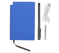 Jectse 3 en 1 Pluma Inteligente Digital, Conjunto de Cuaderno SmartPen, Sincronización en Tiempo Real para Digitalizar, Conjunto de Escritura Inteligente de Papel Bluetooth 5.0, (Textura de lino azul)