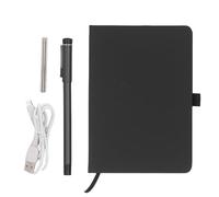 Jectse 3 In1 Pen Smart Smart Smart, Conjunto de Cuaderno A5 Smartpen, Sincronización en Tiempo Real para Digitalizar, Conjunto de Escritura Inteligente de Papel Bluetooth 5.0, (Black)