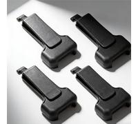 Jectse 4 Abrazaderas Originales para Cinturón Walkie Talkie, Construcción Robusta, para RT 10 KD C1 LT 316/TD M8 RT22/X6 ZS B1 NK U1 R1 Soporte de Transporte para Intercomunicador