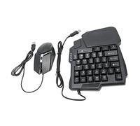 Jectse 4 en 1 Paquete Combinado de Juegos Móviles con Teclado de Juego Combo de Mouse, Tecnología de Mapeo de 120, Material ABS, para Wired o 5.2