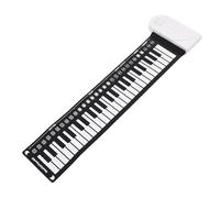 Jectse 49 Keys Roll Up Piano, Piano de Rollo de Mano de Mano Recargable Portátil con Altavoces, 16 Tonos, 10 Ritmos, Control de Volumen de 16 Niveles, Control de 32 Niveles de Ritmo