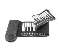 Jectse 49 Piano de Rollo de Tecla, Teclado de Piano Electrónico Portátil, Pianos de Música Digital Plegable, con 16 Tonos 10 Ritmos de 16 Niveles Control de Volumen 32 Niveles de Ritmo