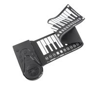 Jectse 49 Teclas Roll Up Piano Keyboard, Piano Portátil Portátil de Rollo de Mano Recargable Portátil para Niños para Principiantes, 16 Tonos y 10 Ritmos y Control de 32 Niveles de