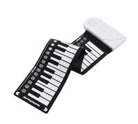Jectse 49 Teclas Roll Up Piano, Teclado de Piano Electrónico Portátil, Pianos Digital de Música Digital Plegable Pianos Empotrados, con 16 Tonos 10 Ritmos de 16 Niveles de Volumen