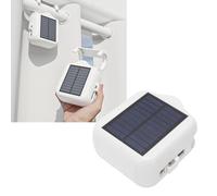 Jectse Abridor de Cortina Automático, Abridor de Cortina con Energía Solar y Robot de Cierre de Cortina Inteligente con Aplicación y Control de Voz para Varillas Romanas y Rieles en