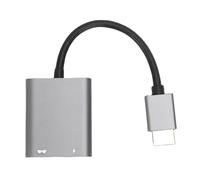 Jectse Adaptador de Carga y Gafas USB C a AR, Carga y Reproducción 4K 60Hz 100W PD Rápida para Gafas Rokidair Max, XR, One, Ari AR XR