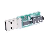 Jectse Adaptador de Práctica de Código Morse, Entrenador de Llave USB, Pequeño Dispositivo de Entrenamiento Portátil para Computadora con Enchufe de 3,5 Mm, para Oscilador de Software