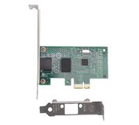 Jectse Adaptador de Servidor Gigabit Ethernet, Tarjeta de Red PCIE 2.0 X1 con Controlador 82580 y Puerto RJ45, para Servidores OS X, Estaciones de Trabajo