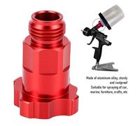 Jectse Adaptador de Taza para Pistola Pulverizadora para Automóvil, Rosca de 16 Mm, Paso de 1,5 Mm, de Pintura Master Elite, Adaptador Hembra Mps, Aplicaciones Automotrices, Marinas,