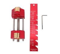 Jectse Afilado de Cinceles, Kit de Carpintero, Plantilla de Afilado con Rueda de Rodillo, Accesorio de ángulo para un Afilado Preciso, Taladro de Plantilla de Calibre de Clavijas,