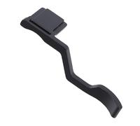 Jectse Agarre Ergonómico para Pulgar de Zapata Caliente de Aleación de Aluminio, para Cámara XT50, Soporte para Pulgar hacia Arriba, Soporte Ergonómico con Llave de Aluminio Cóncava Roja, (Black)