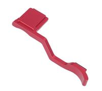 Jectse Agarre Ergonómico para Pulgar de Zapata Caliente de Aleación de Aluminio, para Cámara XT50, Soporte para Pulgar hacia Arriba, Soporte Ergonómico con Llave de Aluminio Cóncava Roja, (Rojo)