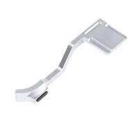 Jectse Agarre Ergonómico para Pulgar de Zapata Caliente de Aleación de Aluminio, para Cámara XT50, Soporte para Pulgar hacia Arriba, Soporte Ergonómico con Llave de Aluminio Cóncava Roja, (Silver)