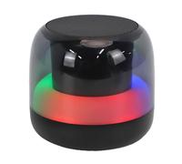 Jectse Altavoz Bluetooth, Altavoz Inalámbrico Portátil Compacto con Luz RGB y Emparejamiento Estéreo Inalámbrico Verdadero, para Uso en Interiores y Exteriores (Black)