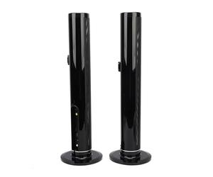 Jectse Altavoz de TV, Barra de Sonido Bluetooth 5.0 de 50 W y 2.1 Canales con Altavoces de Torre Desmontables, Entrada USB Coaxial AUX óptica ARC, 3 Modos de Ecualizador, para (Enchufe de la UE)