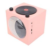 Jectse Altavoz Vintage de 360 ° con Diseño de Reproductor de Discos, 5.0, Media Luz de la Luna, para Dormitorio, con Batería LI de 1500 MAh, Protocolo de Soporte: Disco Giratorio A2DP