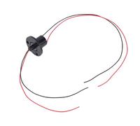 Jectse Anillo Colector Eléctrico de 2 Cables, 22 Mm de Diámetro, 2 A, 250 RPM, Anillo Colector Eléctrico para Probar Equipos de Seguridad, Cuenta con 2 Cables, 2 A por Circuito,