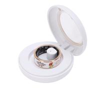 Jectse Anillo Inteligente, Rastreador de Actividad Física Esmaltado con Monitoreo del Sueño y Conteo de Pasos, Resistente Al Agua IP68 (Tamaño 10 (ID 19,8 mm/0,78 pulg. C 62,1 mm/2,44 pulg.))