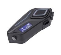 Jectse Auriculares de Casco de Motocicleta, Auriculares de Casco Inalámbrico con Cancelación de Ruido, a Prueba de Lluvia IPX8, Tiempo de Juego de 40 H, para la Navegación de GPS