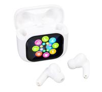 Jectse Auriculares de Traducción de Pantalla Táctil Inteligente, en Tiempo Real 140+ Lenguajes Reducción de Ruido 5.4 Auricadores de Traductor de Idioma IA, IPX7 Impermeable (White)