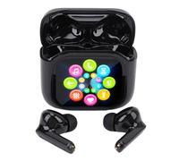 Jectse Auriculares de Traducción, Traductor de Voz en Tiempo Real con Pantalla Táctil Inteligente y Cancelación Activa de Ruido, Compatible con Más de 140 Idiomas para Viajes y (Black)