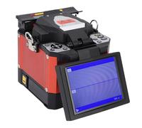 Jectse Automatic Optical Fiber Splicer, Máquina de Empalme de Fusión de Fibra óptica FTTH Completa de 5.0 Pulgadas con Ferrocarriles de Transmisión Petroquímica (Enchufe de la UE)