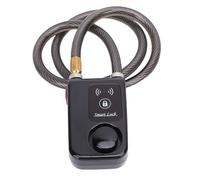 Jectse Bloqueo de Motocicleta sin Llave, por Encima de 110dB de Bloqueo de Ciclo Anti -robo para Puerta (BLACK)