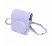 Jectse Bolsa para Cámara Retro Instantánea Funda para Cámara Vintage Funda Protectora para Protectora de Cuero PU Cubierta Superior Extraíble Correa de Hombro Ajustable (Purple)