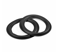 Jectse Borde de Altavoz de Goma de 4 Piezas de 6,14 Pulgadas, Anillos Envolventes de Espuma de Subwoofer Perforados Resistentes Al Desgaste con Material Antienvejecimiento Duradero para