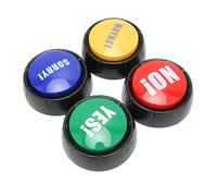 Jectse Botones de comunicación para perros, juego de 4 botones de conversación para perros con efectos de sonido YES NO SORRY MAYBE