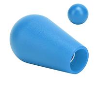 Jectse Cabezal de Bola de Joystick, Superior Ovalado de Estilo Americano con Interfaz M6 para Controlador de Consola de Juegos, Accesorio de Juego de Material ABS (BLUE)