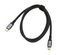 Jectse Cable de Interfaz Dual Tipo C Carga Súper Rápida de 240 W Pantalla HD de 8K 60 Hz Transferencia Rápida de 40 Gbps Enchufe Chapado en Oro Usable y Duradero para Pro Air, Pro, S23