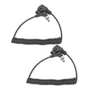 Jectse Cable DTAP a CC, Cable de Alimentación Portátil Ligero con Baja Resistencia para Luces de CC BMCC BMPC Atomos, de 40 Cm a 80 Cm