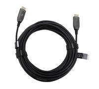 Jectse Cable HD HD de 8k Fiber Optic, Ancho de Banda de 48 Gbps, 10 M, Conectores Chapados en Oro, ARC, para Oficina, Cine en Casa con Canal Mejorado de Retorno de Audio, Conmutación