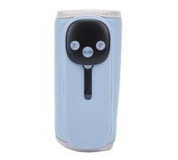 Jectse Calentador de Biberones Portátil para Viajes 11 Configuraciones de Temperatura Calentador Rápido de Leche para Bebés con Luz Nocturna para Padres en Movimiento ABS + PU 1 Pieza (BLUE)